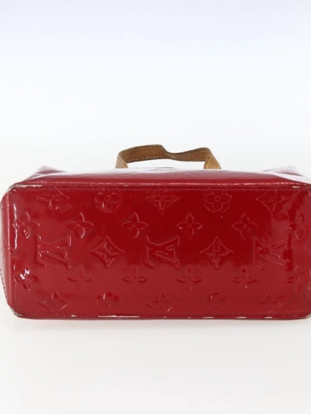 LOUIS VUITTON Monogram Vernis Reade PM Bag Pomme D'amour M91990 LV Auth 169598 - Picture 9 of 15